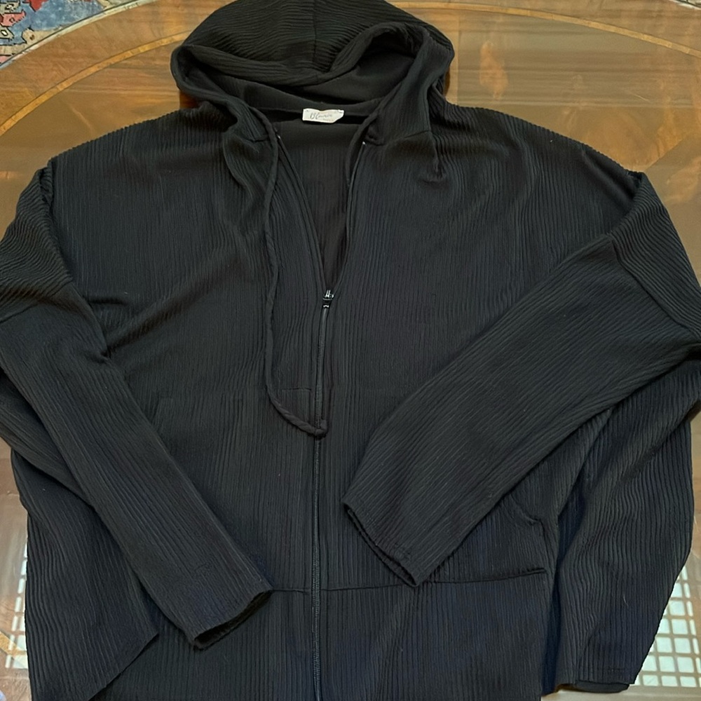 Blumin zipper hoodie black 2XL